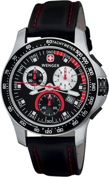Wenger watch Battalion Field Chrono 70792, chronograph, date, ge