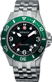 Wenger watch Aquagraph Diver 72227, diver 1000m, date