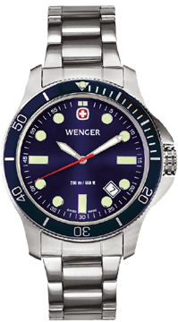 Wenger watch New Battalion Diver 72328, 200m, date, swiss watch
