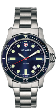 Wenger watch New Battalion Diver 72338, 200m, date, swiss watch