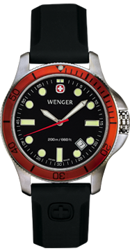 Wenger watch New Battalion Diver 72343, 200m, date, swiss watch