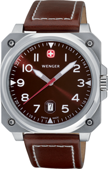 Wenger watch AeroGraph Cockpit 3 hands 72423, date, gent