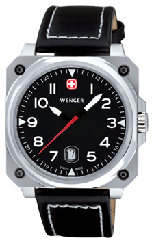 Wenger watch AeroGraph Cockpit 3 hands 72425, date, gent
