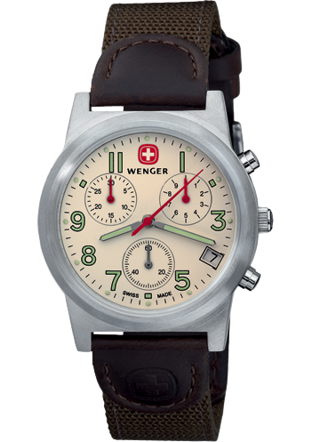 Wenger watch Field Classic Chrono 72951W.XL, chronograph, date,