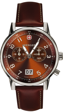 Wenger watch Commando City 74714, 2nd time zone, date