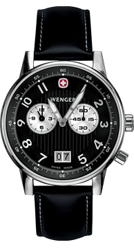 Wenger watch Commando City 74715, 2nd time zone, date