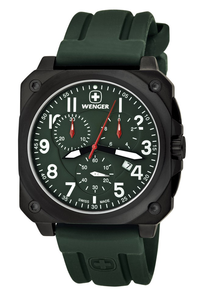 Wenger watch AeroGraph Cockpit Chronograph 77011