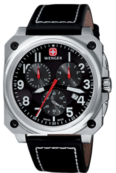 Wenger watch AeroGraph Cockpit Chronograph 77015, date, gent