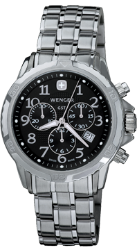 Wenger watch GST Chrono 78256, chronograph, date, gents