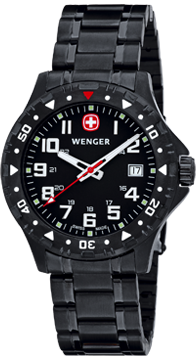 Wenger Watch Off Road 79309W, PVD, Date, gents
