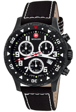 Wenger Watch Off Road Chrono 79354W, PVD, Date, gents