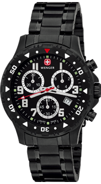 Wenger Watch Off Road Chrono 79359W, PVD, Date, gents
