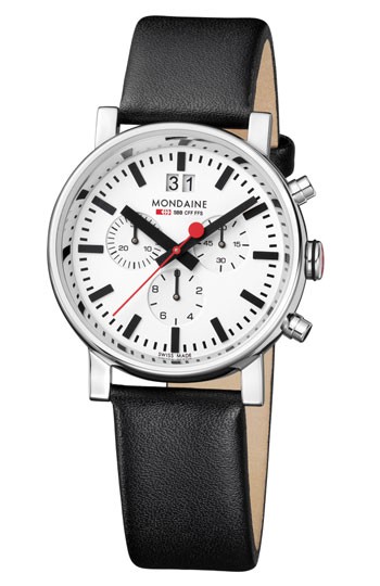 Mondaine montre suisse homme EVO Chronograph A690.30304.11SBB